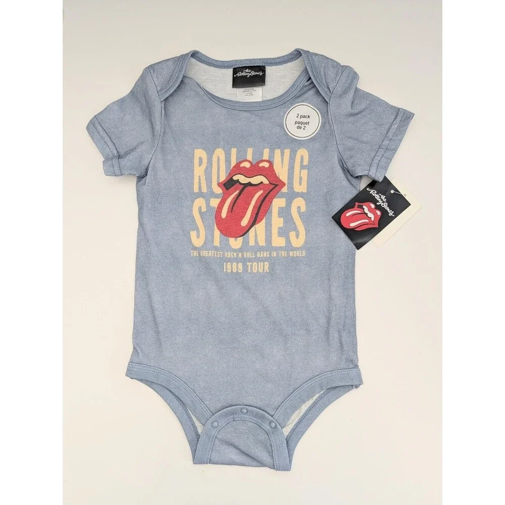 NWT Bundle of 2 Baby (18-24 Months) Rolling Stones' One-Piece Bodysuits